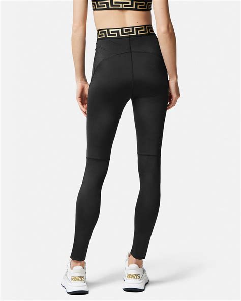 versace greca gym leggings